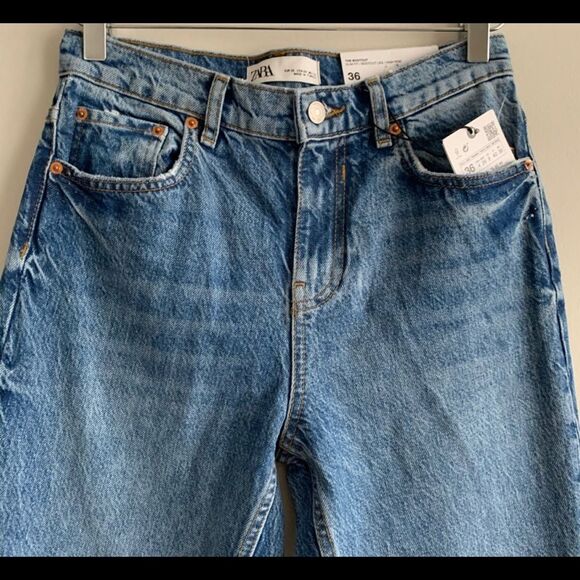 Zara NWT bootcut high rise Jeans - Picture 9 of 13
